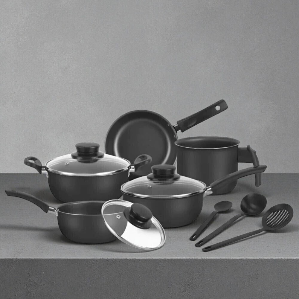 Jogo de Panelas 8 Peças Antiaderente Teflon Premium