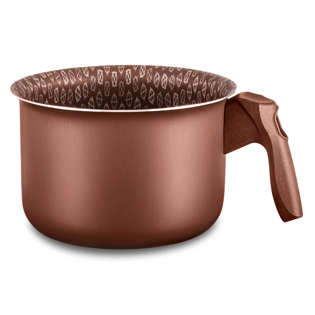 Conjunto Panelas Antiaderente 10 Peças Prime Alumínio - Marrom Escuro