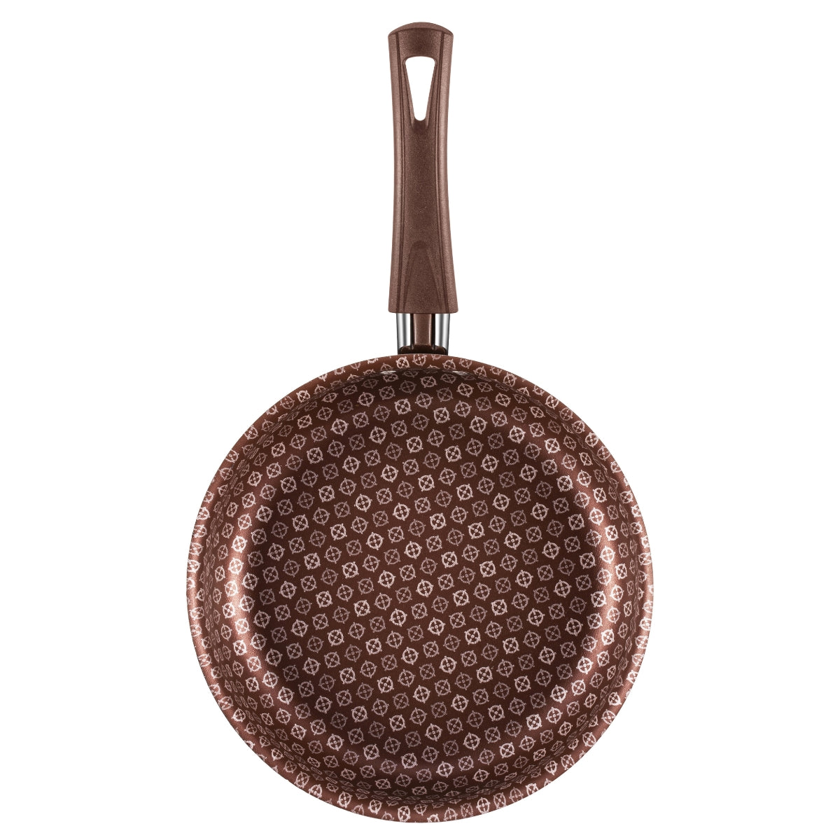 Conjunto Panelas Antiaderente 10 Peças Prime Alumínio - Marrom Escuro