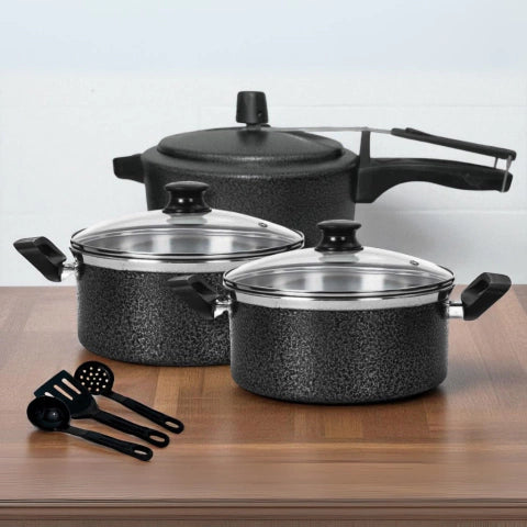 Conjunto de Panelas Tamanho 18 com Caçarola para Cozinha com Panela de Pressão