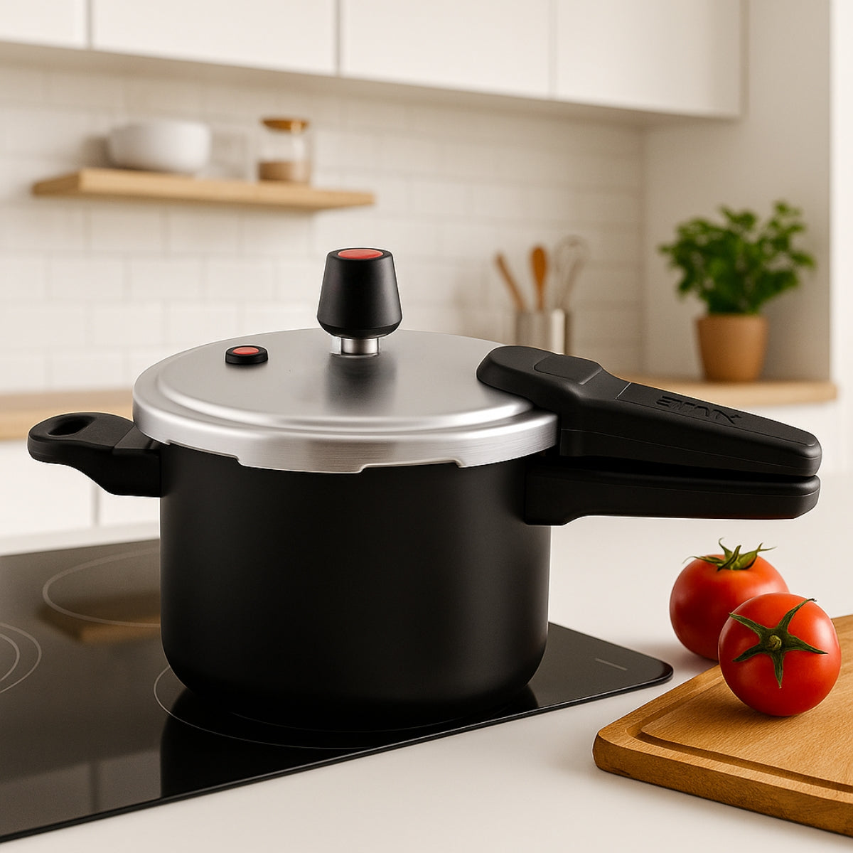 Panela De Pressão 4,5 Litros Antiaderente Fechamento Externo