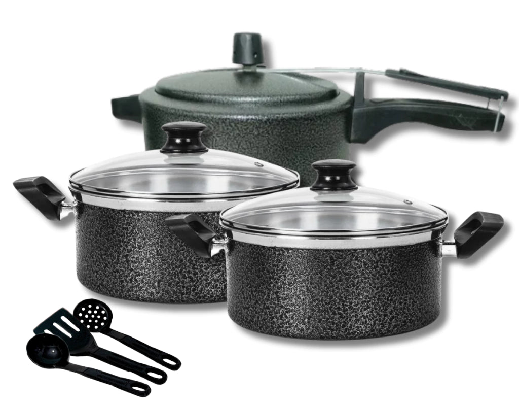 Conjunto de Panelas Tamanho 18 com Caçarola para Cozinha com Panela de Pressão